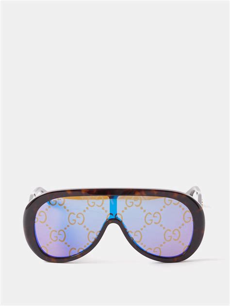 gucci acetate rectangular sunglasses|gucci 60mm aviator sunglasses.